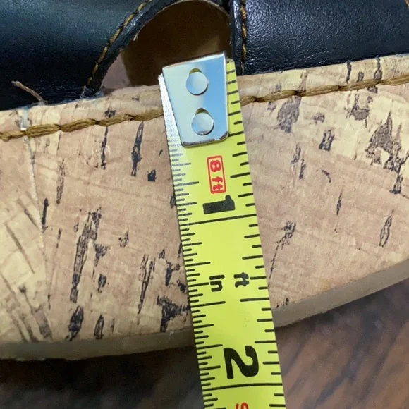 b.o.c Born black platform wedge sandal 7 / 38 - Picture 10 of 11